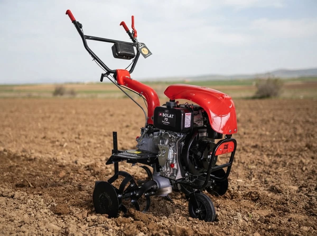 Bolat Köylü 7 HP Marşlı Dizel Çapa Makinesi